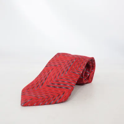 Tie (Red, Gray) from Carlo Silk