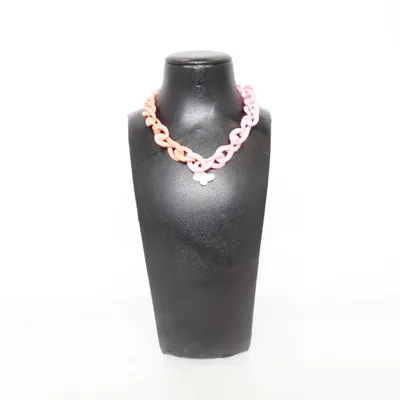 Ketting (Oranje, Roze) Onbekend materiaal