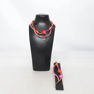 Parure de bijoux (Rouge, Rose, Multicolore) de ESPRIT Métal inconnu
