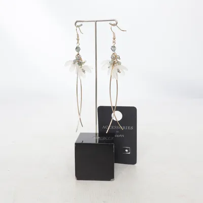 Earrings (White, Multicolored) from Accessories by KappAhl Unknown metal