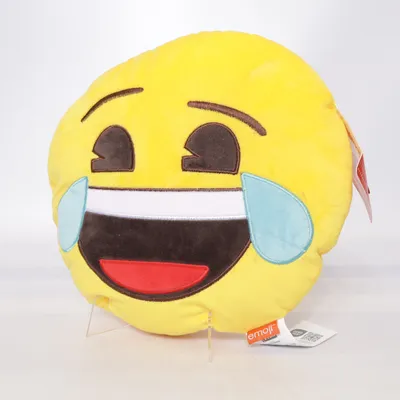 Prydnadskudde (Gul, Blå, Röd, Vit, Svart) från Emoji Polyester