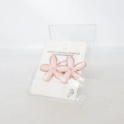 Boucles d'oreilles (Rose, Or) de Action Étain, Fer