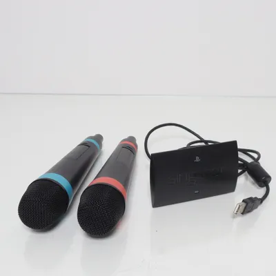 Mikrofon (Svart, Blå, Röd) från Singstar