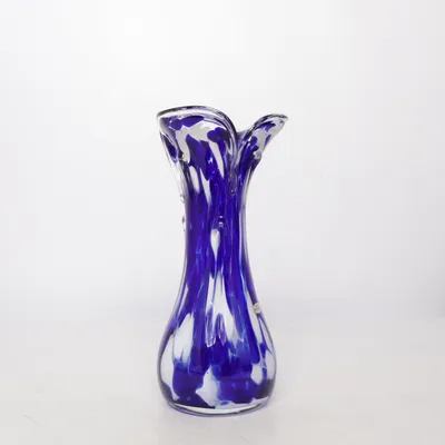 Vaas (Blauw, Wit) van HTO Echt Handarbeit