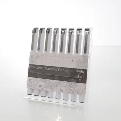 Penna (Vit, Svart, Silverfärgad) från Ohuhu