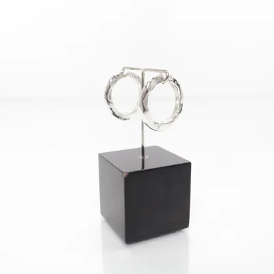 Örhängen (Silverfärgad) Okänd metall