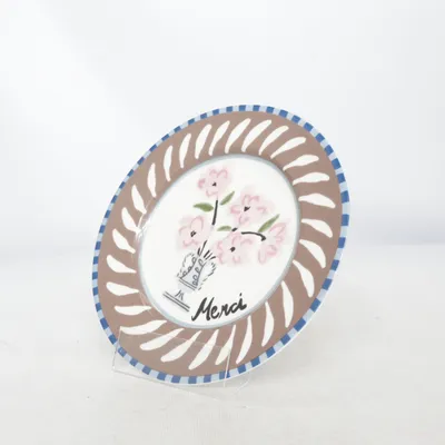 Plate (White, Multicolored) from H&M Home
