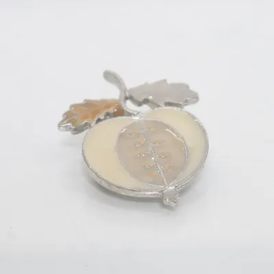 Brooch (Beige) Unknown metal