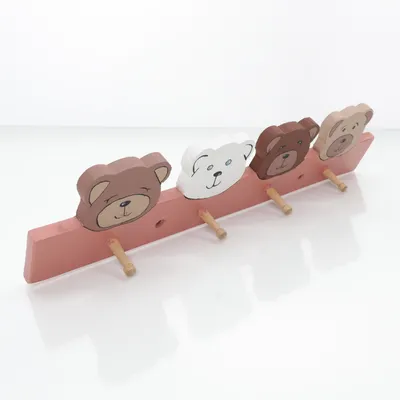 Clothes hanger (Red, Brown, White)