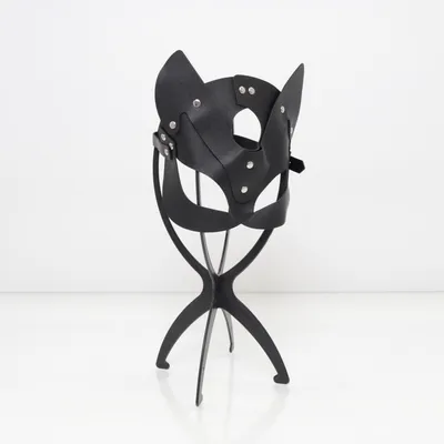 Maskeradmask (rock, heavy, metal, goth, skull, tiktok, y2k, trending, black, halloween, festival, sexy, cat, mask)