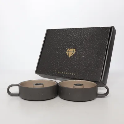 Candle holder (Beige, Black) from Orrefors Jernverk