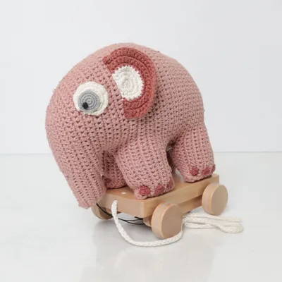 Dragleksak (Rosa) från Sebra