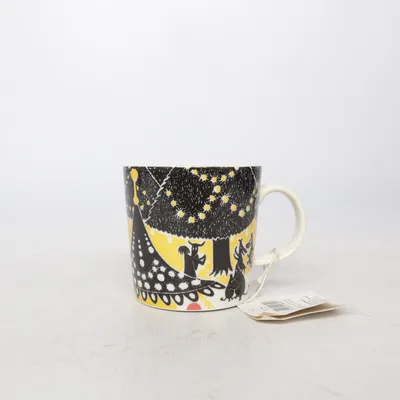 Mugg (Vit, Svart, Gul) från Moomin by Arabia