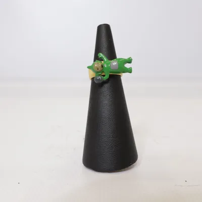 Ring (Groen, Beige) Onbekend materiaal