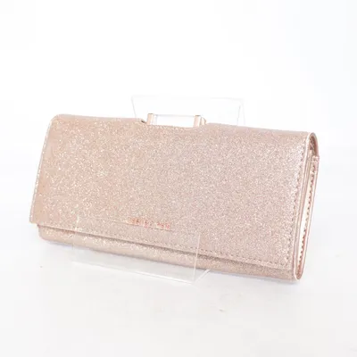 Portemonnee (Bruin) van Ted Baker Katoen, Leer