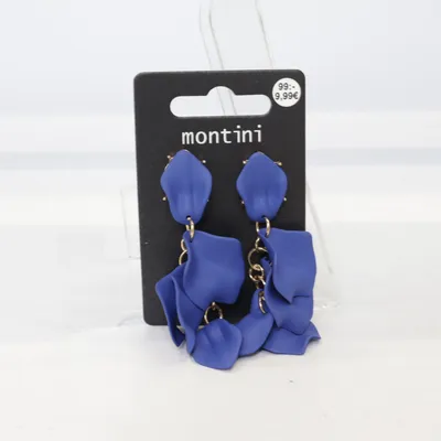 Boucles d'oreilles (Bleu) de Montini Métal inconnu