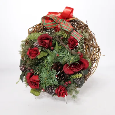 Juledekoration (Rød, Grøn, Brun)