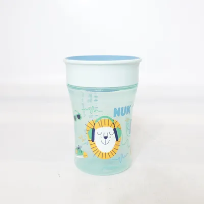 Pipmugg (Blå, Transparent, Flerfärgad) från NUK