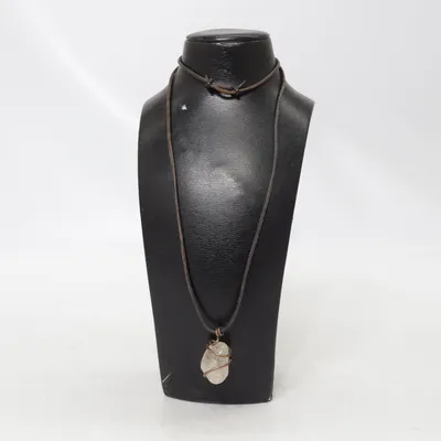 Halsband (Brun) Skinn