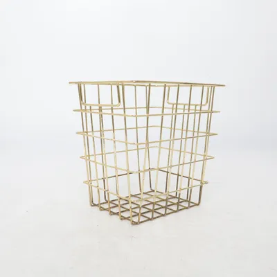 Storage basket (Gold)