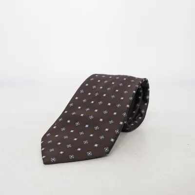 Stropdas (Bruin, Blauw) van Royal class Katoen, Polyester, Zijde