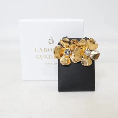 Örhängen (Guldfärgad) från Caroline Svedbom Okänd metall