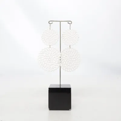Boucles d'oreilles (Blanc) de SIX Métal inconnu