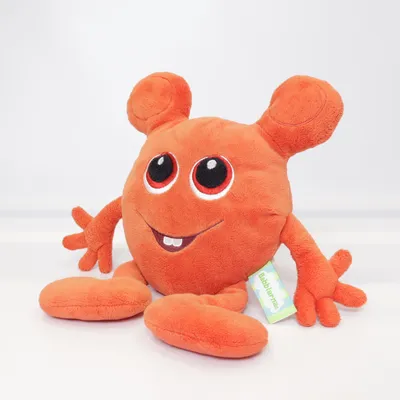 Zacht speeltje (Oranje, Wit, Rood, Zwart) van Babblarna