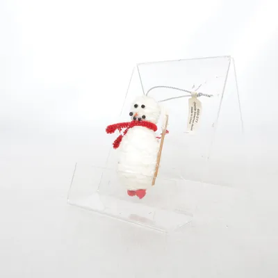 Christmas ornament (White, Red) from Crate & Barrel