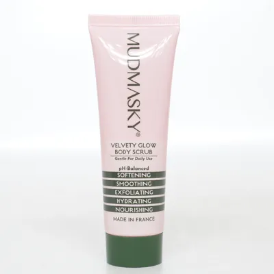 Lichaamsscrub (Velvety Glow Body Scrub) van Mudmasky