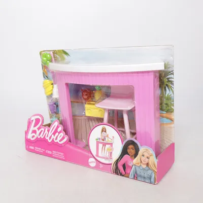 Meubles pour maison de poupée (Rose, Multicolore) de Mattel