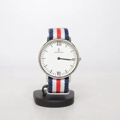 Wristwatch (Blue, White, Red) from Kapten & Son