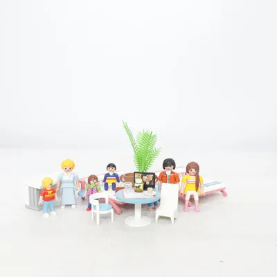 Dockskåpsmöbler (Rosa, Blå, Vit) från Playmobil