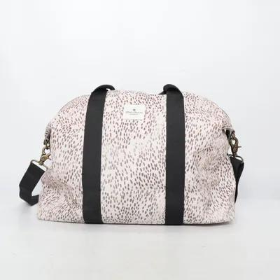 Sac de week-end (Rose, Noir) de Elodie Details Coton, Cuir, Polyester