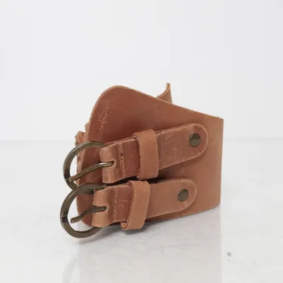Bälte (Brun) från Pieces Accessories Skinn