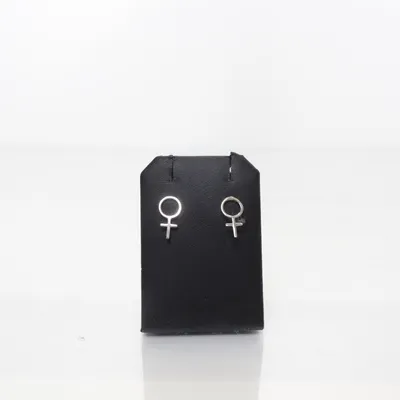 Örhängen (Silverfärgad) Okänd metall