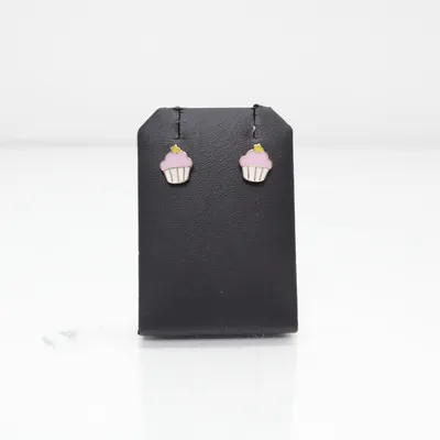 Oorbellen (Roze, Grijs, Goud) Onbekend materiaal