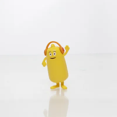 Leksaksfigur (Gul) från Babblarna