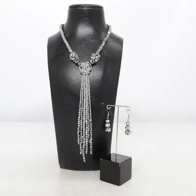 Smykkesæt (Grå) fra Harem Accessories Ukendt metal
