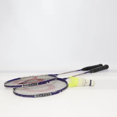 Badminton racket (Blue, Black, Red) from Performance