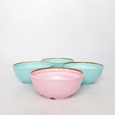Schaal (Blauw, Roze, Meerkleurig) van Rice