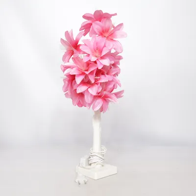 Lampe de table (Rose, Blanc)