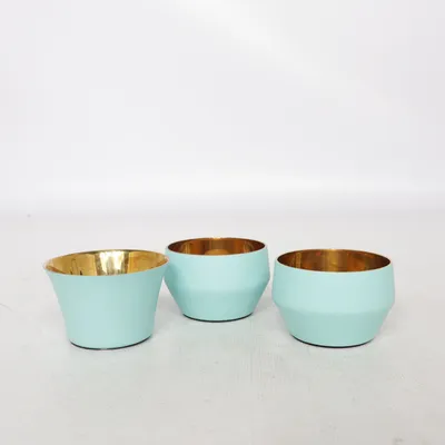 Candle holder (Blue, Gold, Turquoise) from Skultuna