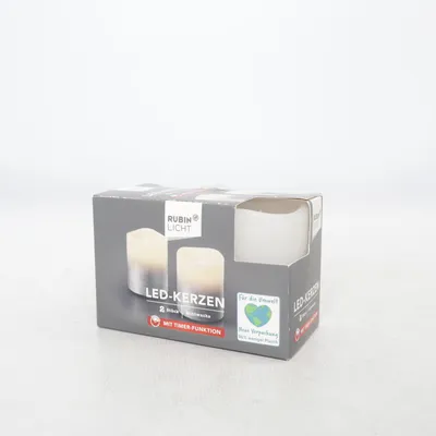 LED-Kerze (Weiß, Schwarz) von Rubin Licht
