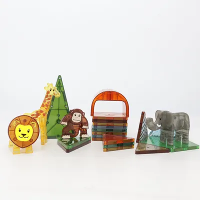 Byggesæt (Flerfarvet) fra Magna-Tiles