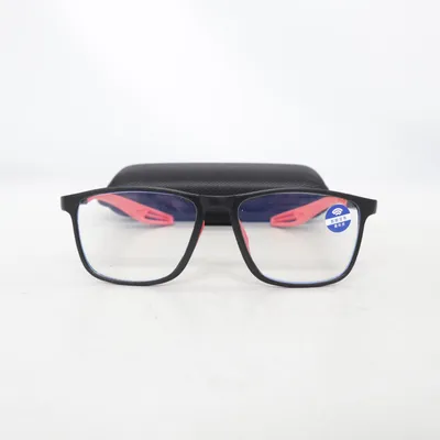 Glasses (Black, Red)