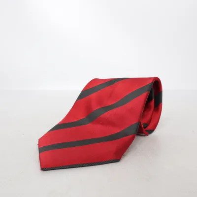 Stropdas (Rood, Zwart) van Gilberto Zijde