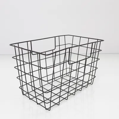 Storage basket (Black) from Rusta