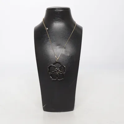 Necklace (Gold, Black) from Pilgrim Unknown metal