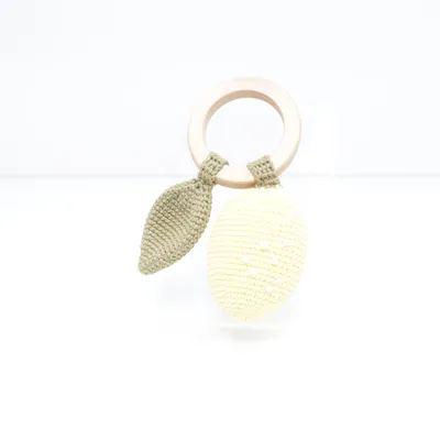 Baby accessoire (Rassel zitrone ) van Konges Sløjd
